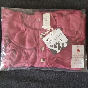 Kate Quinn bamboo sleeveless ruffle jumpsuit